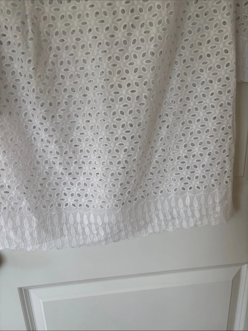 Sail to Sable White Eyelet Coverup Tunic